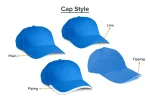 Sublimation Royal Blue Cap - Image 2